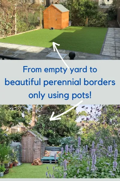 Rented garden ideas – create a beautiful garden in pots!